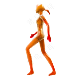 创意运动人物png图