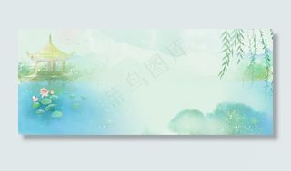 春分文艺清新中国风banner