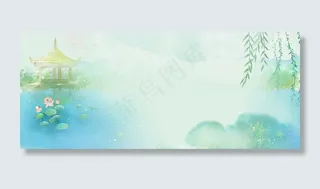 春分文艺清新中国风banner