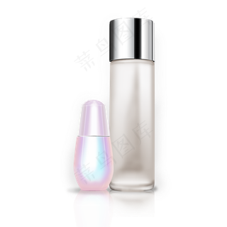 手绘护肤品护肤精华液套装美白补,免抠元素