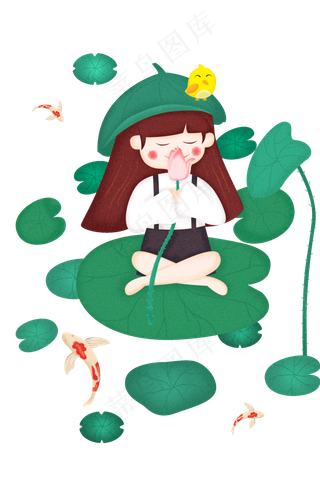 小暑节气png素材