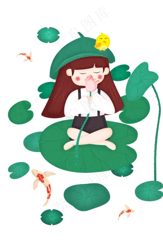 小暑节气png素材