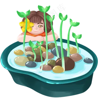 植树节立春雨水二十四节气PNG