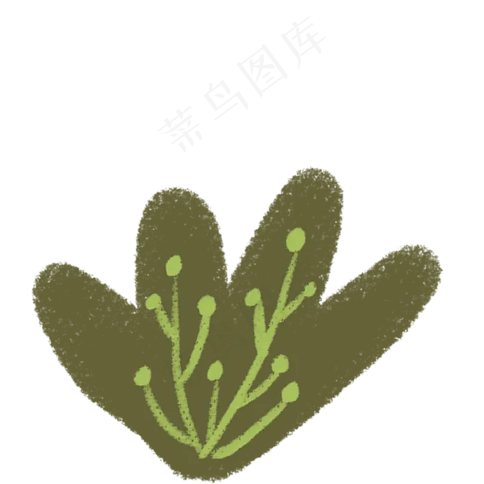 卡通植物绿叶下载
