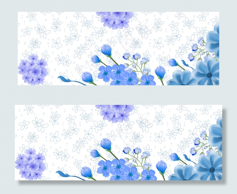 青花瓷风格电商banner