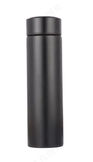黑色大气纯色保温杯