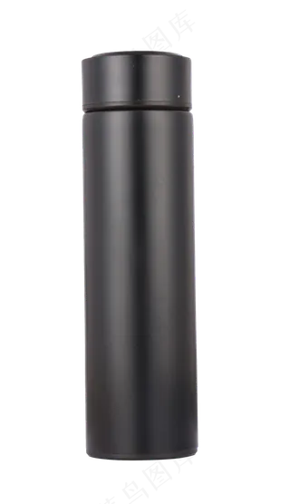 黑色大气纯色保温杯