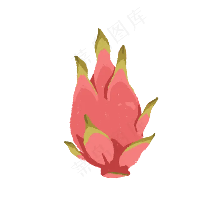 夏日水果火龙果(2000X2000(DPI:300))psd模版下载