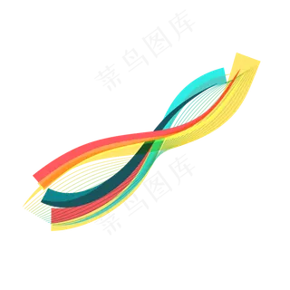 618电商商城流体线性装饰素材