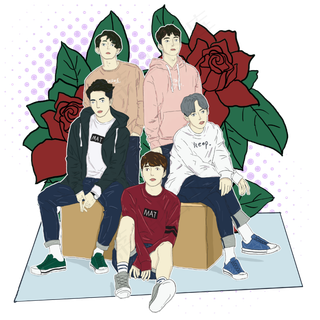 双十一文艺风男模特插图