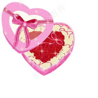 情人节礼物玫瑰花礼盒,免抠元素