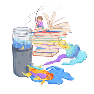 六一儿童节创意构图,免抠元素