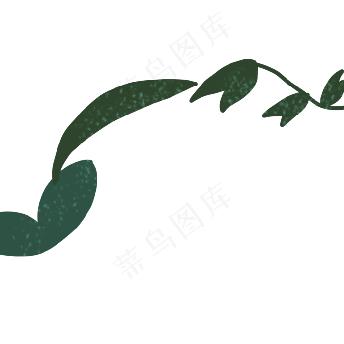 卡通春天植物叶子下载(2000X2000(DPI:300))psd模版下载
