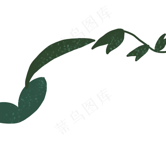 卡通春天植物叶子下载(2000X2000(DPI:300))psd模版下载
