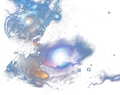 不规则星河图,免抠元素