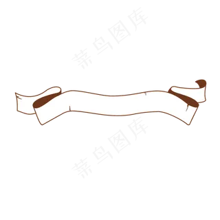 手绘褶皱复古卷轴笔刷