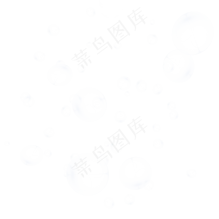 透明泡泡游乐气泡元素,免抠元素(2000*2000px 300 dpi )psd模版下载