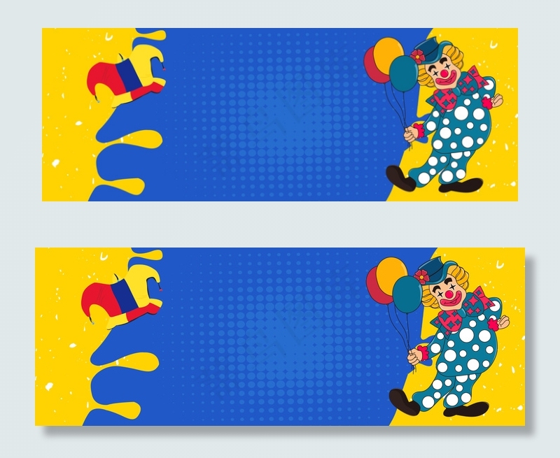 401愚人节卡通创意背景