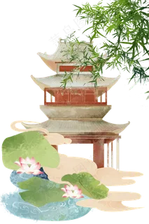 水墨画风景素材图片