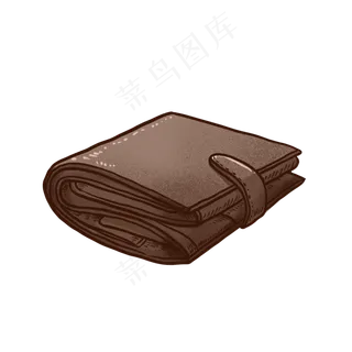 父亲节皮质钱夹PNG免抠素材