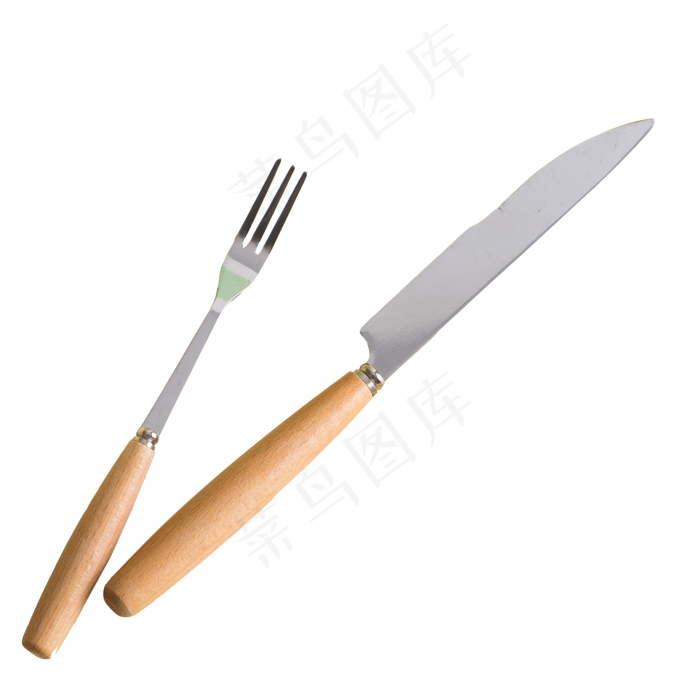 叉子聚会西餐餐具,免抠元素