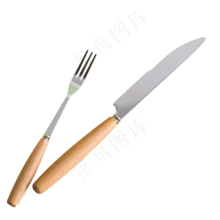 叉子聚会西餐餐具,免抠元素
