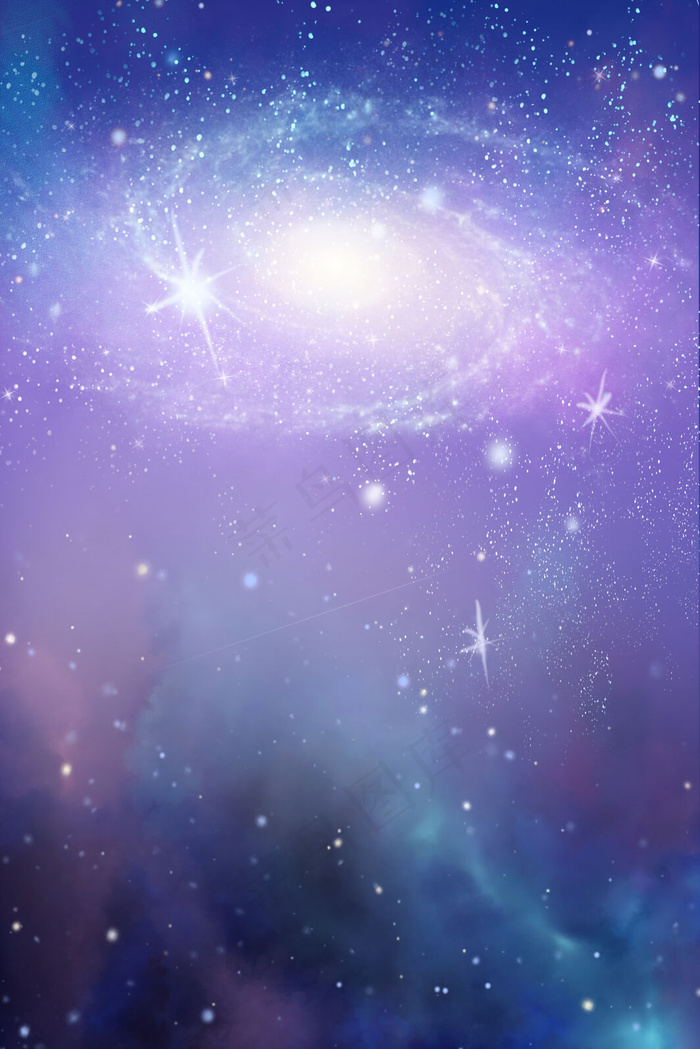 梦幻科技星空背景图片