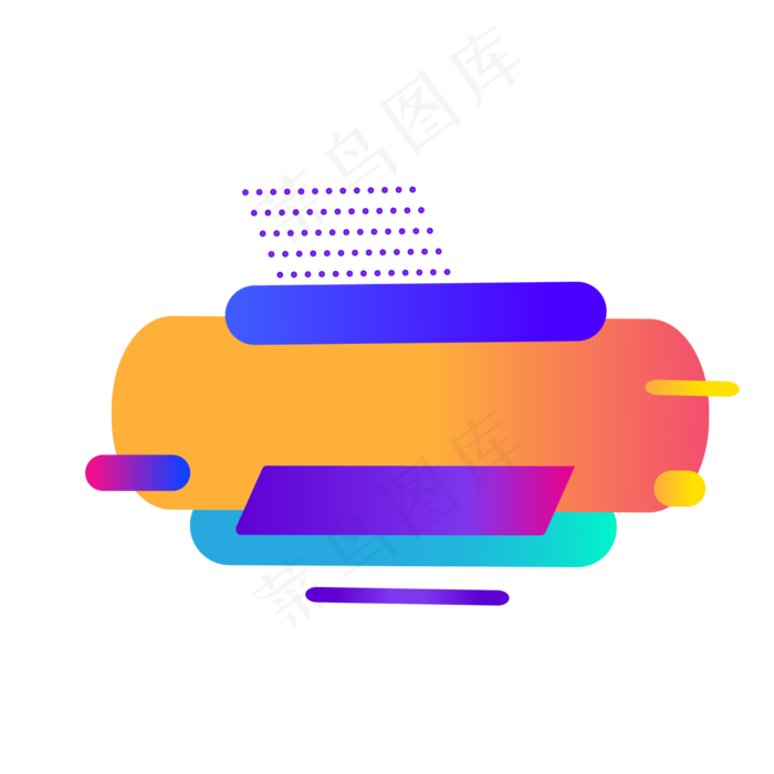 商业渐变banner背景促销标签