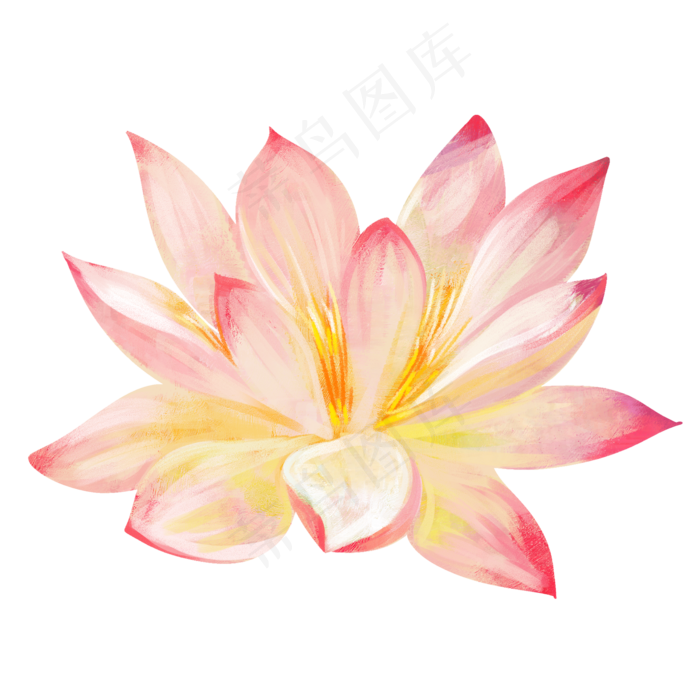 发光的荷花(2000X2000(DPI:300))psd模版下载