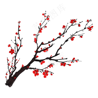 古风梅花树枝