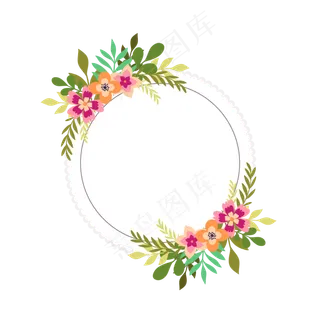 夏季夏天夏至植物装饰免扣素材