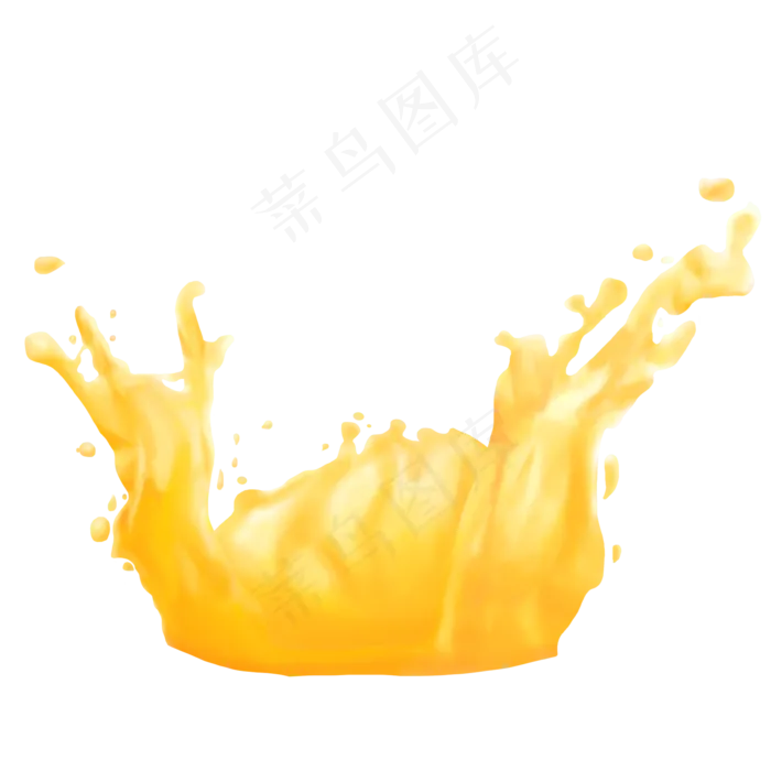 手绘好喝果汁牛奶,免抠元素(2000*2000px 300 dpi )psd模版下载