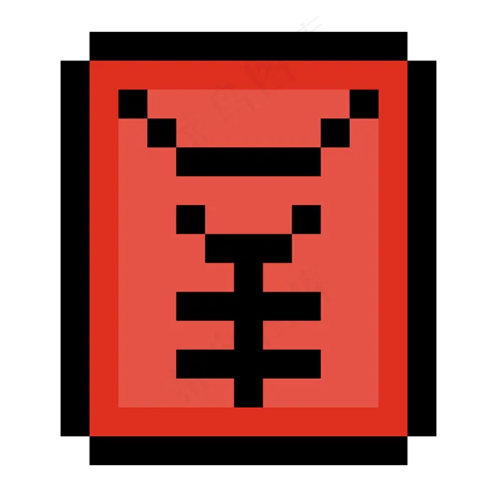 像素风格红菜鸟图库标(2000X2000(DPI:72))psd模版下载