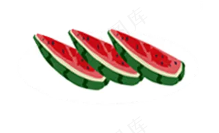 一盘西瓜
