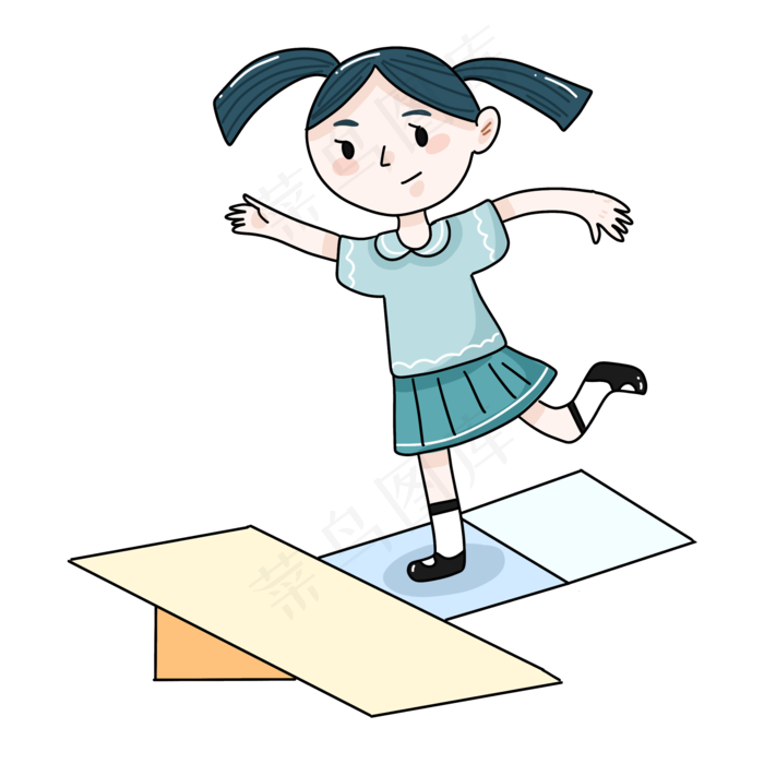 儿童节快乐的插画