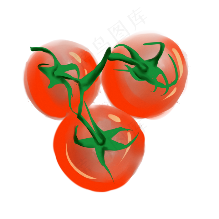 西红柿大暑(2000X2000(DPI:300))psd模版下载