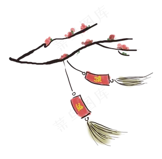 520手绘祈福素材