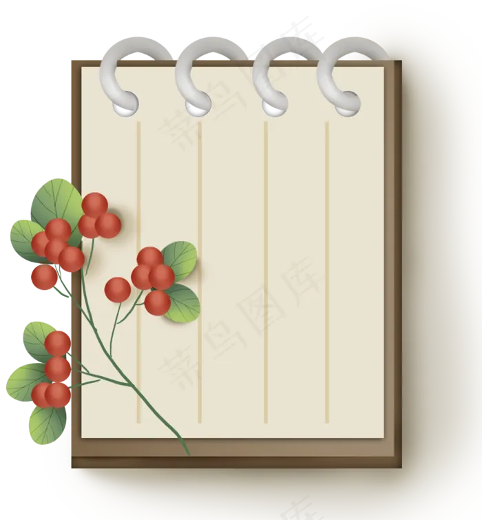 本子植物文本框(2000X2158(DPI:299))psd模版下载