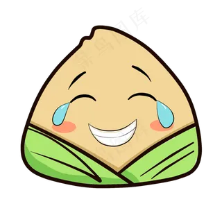 端午节手绘粽子表情包素材