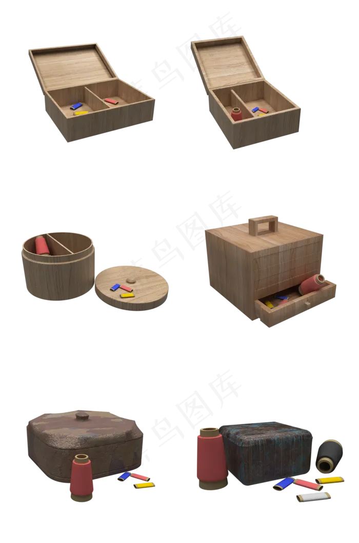 母亲节复古风针线盒(2000X3020(DPI:300))psd模版下载