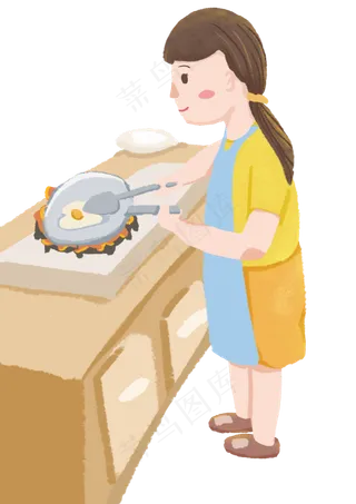 慈祥的母亲母亲节做饭的妈妈