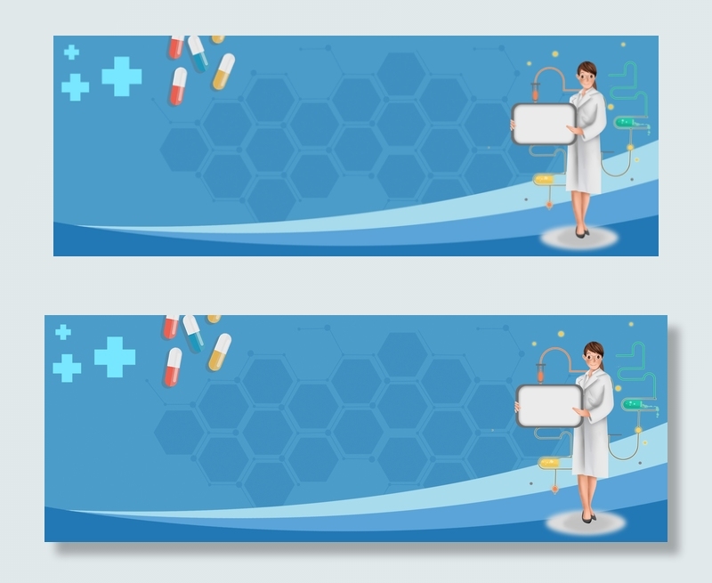 医疗医护安全健康banner(1920*700px 	       )psd模版下载