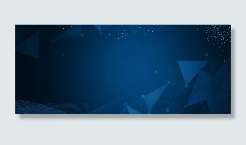 商务科技蓝色几何图形225大会背景