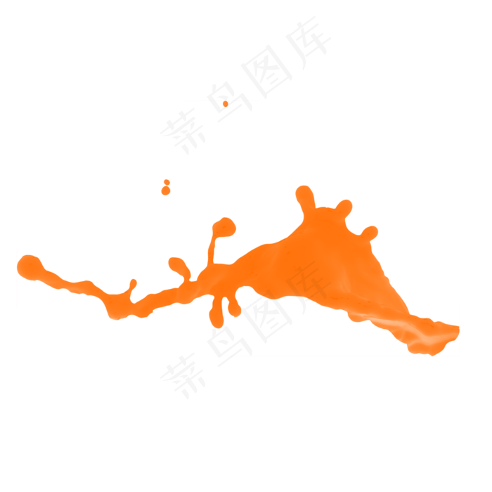 果汁橙汁飞溅,免抠元素(2000X2000(DPI:300))psd模版下载