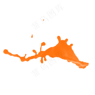 果汁橙汁飞溅,免抠元素