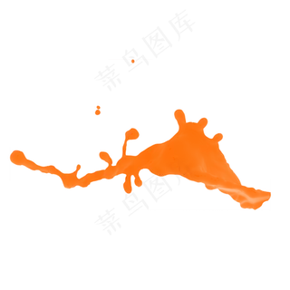 果汁橙汁飞溅,免抠元素