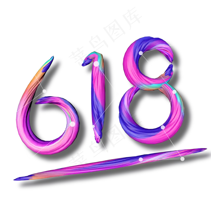 618彩色立体(2000X2000(DPI:150))psd模版下载
