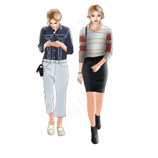 美女们模特真人美女女神维密秀写,免抠元素