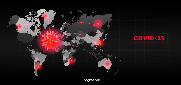 科技感创意病情蔓延背景