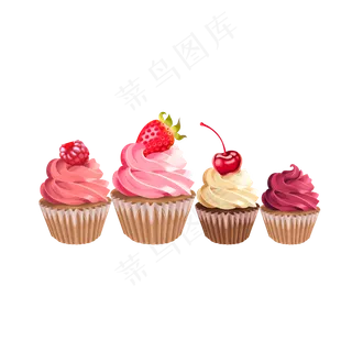 卡通奶油蛋糕png,免抠元素